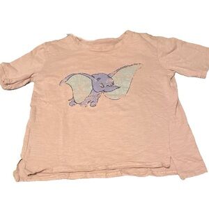 Pink Disney Dumbo Crop Top
